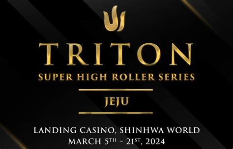 triton high roller series|Triton Super High Roller Series Jeju Concludes in Record .